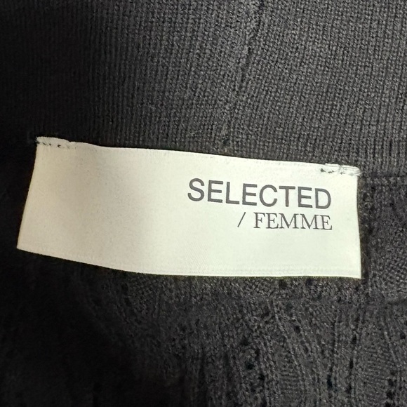 Selected Femme Slfagny HW Knit Pants - Picture 5 of 9